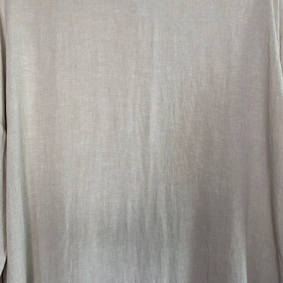 J JILL PURE JILL woman's size small S linen blend button long sleeve tunic top - Picture 5 of 10
